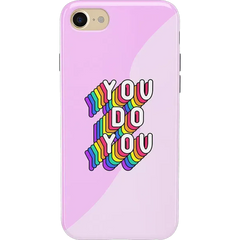 YOU DO YOU | Purple Print iPhone Case