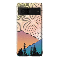 Golden Hour | Mountain Sunset Google Pixel Case