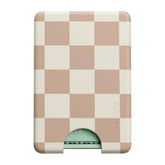 Fit Check | Neutral Checkerboard MagWallet