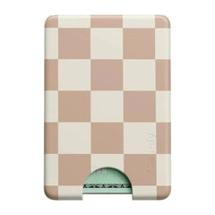 Fit Check | Neutral Checkerboard MagWallet
