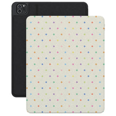 On the Dot | Rainbow Polka Dot iPad Case