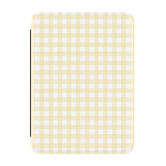 Pastel Picnic | Yellow Gingham Kindle Case