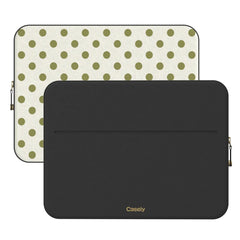 Spotted in SoHo | Green Polka Dot Laptop Case