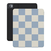 Fit Check | Light Blue Checkerboard iPad Case