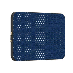 On the Dot | Navy Polka Dot Laptop Case