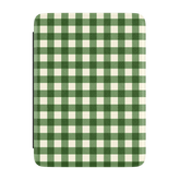 Checked Twice | Green Plaid Kindle Case