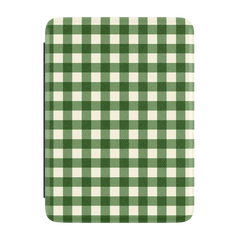 Checked Twice | Green Plaid Kindle Case