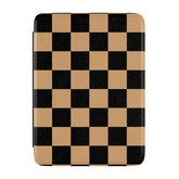 Fit Check | Black & Brown Checkerboard Kindle Case