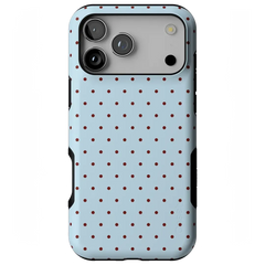 On the Dot | Blue Polka Dot Case