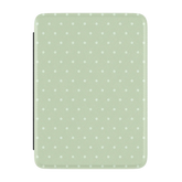 On the Dot | Green Polka Dot Kindle Case