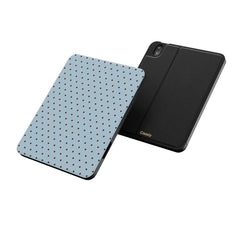 On the Dot | Blue Polka Dot iPad Case