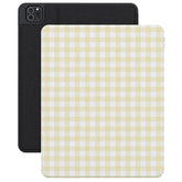 Pastel Picnic | Yellow Gingham iPad Case