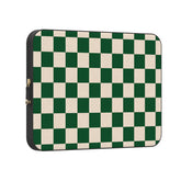 Fit Check | Green Checkerboard Laptop Case