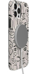 We're All Human | Minimal Face Art Case