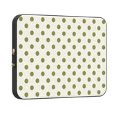 Spotted in SoHo | Green Polka Dot Laptop Case