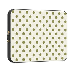 Spotted in SoHo | Green Polka Dot Laptop Case