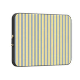 Coastline Stripes | Blue & Yellow Laptop Case