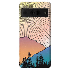 Golden Hour | Mountain Sunset Google Pixel Case