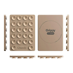 Grippy | Taupe Silicone Suction Phone Mount with MagSafe