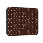 Teddy Bows | Brown Polka Dot Laptop Case