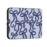 Love Me Knot | Blue Bow Laptop Case