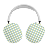 Pastel Picnic | Blue & Green Gingham AirPods Max Case