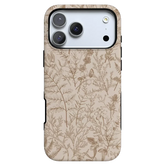 Beige Garden | Neutral Floral Case