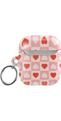 King of My Heart | Checkered Hearts AirPods Case