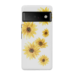 Golden Garden | Yellow Sunflower Floral Google Pixel Case