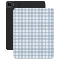 Pastel Picnic | Blue Gingham iPad Case
