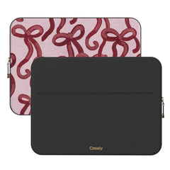 Love Me Knot | Mauve Bow Laptop Case