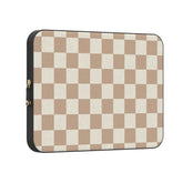 Fit Check | Neutral Checkerboard Laptop Case