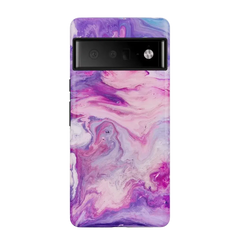 Tie Dying Over You | Purple Marble Google Pixel Case