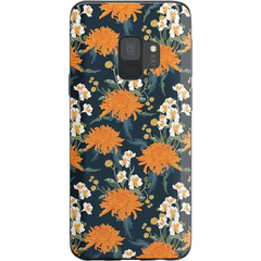 Off Tropic Floral | Exotic Orange Flower Samsung Case