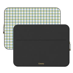 Pastel Picnic | Blue & Green Gingham Laptop Case