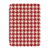 Scarlet Stitch | Red Houndstooth Kindle Case