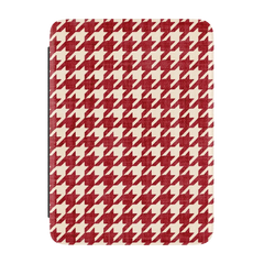 Scarlet Stitch | Red Houndstooth Kindle Case