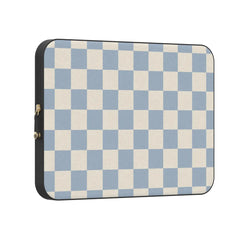 Fit Check | Light Blue Checkerboard Laptop Case