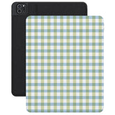 Pastel Picnic | Blue & Green Gingham iPad Case
