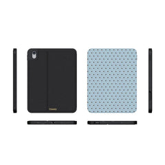 On the Dot | Blue Polka Dot iPad Case