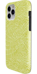 Swirl Away | Tea Green Geometric Case