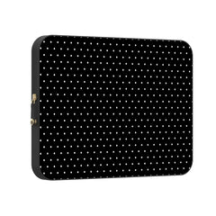 On the Dot | White Polka Dot Laptop Case