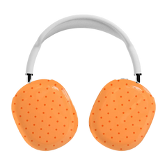 On the Dot | Orange Polka Dot AirPods Max Case