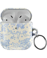 Cupid's Canvas | Periwinkle Floral AirPods Case