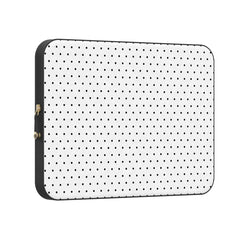 On the Dot | Black Polka Dot Laptop Case