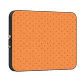 On the Dot | Orange Polka Dot Laptop Case