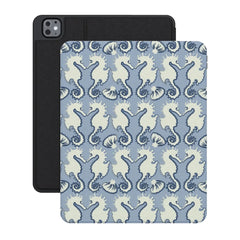 Seahorse Drift | Coastal Blues iPad Case