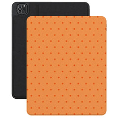 On the Dot | Orange Polka Dot iPad Case