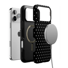 On the Dot | White Polka Dot Case