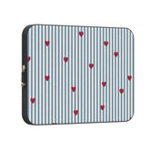 Love Lines | Blue Stripes Laptop Case